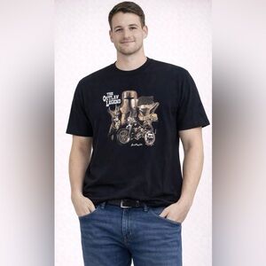 Goose shirts Australia outlaw legends T-Shirt with Motorcycle Design